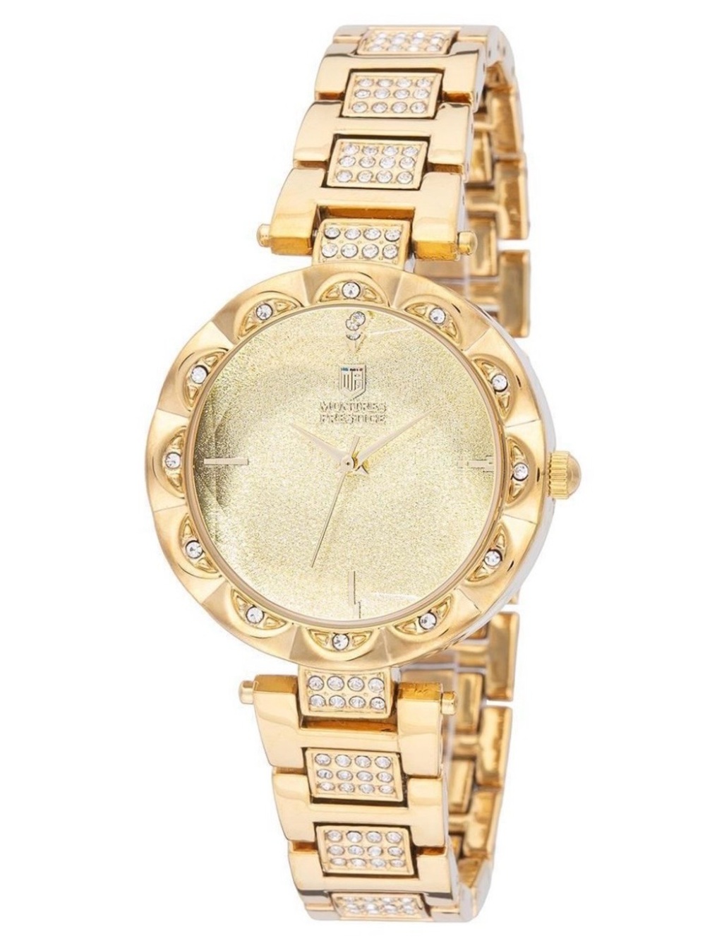 Montres Prestige X Invicta Gold toned with jeweled accents